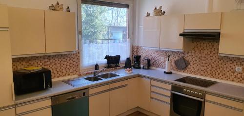 köök, Ferienbauernhof De Slaaphoeve in Emlichheim