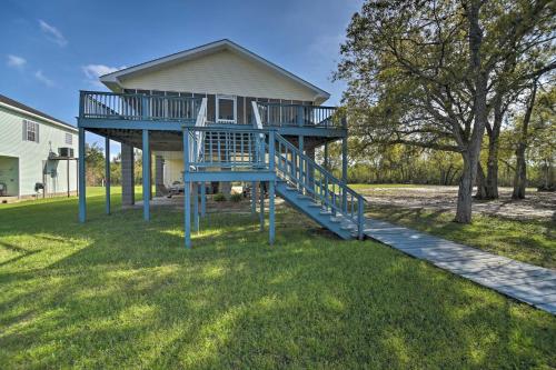 Fish at Canalfront Bay St Louis Home - Dock and Deck