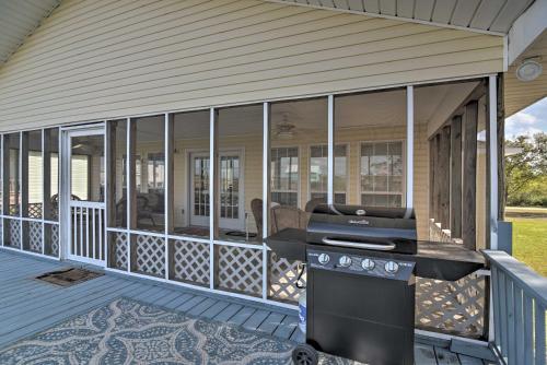 Fish at Canalfront Bay St Louis Home - Dock and Deck