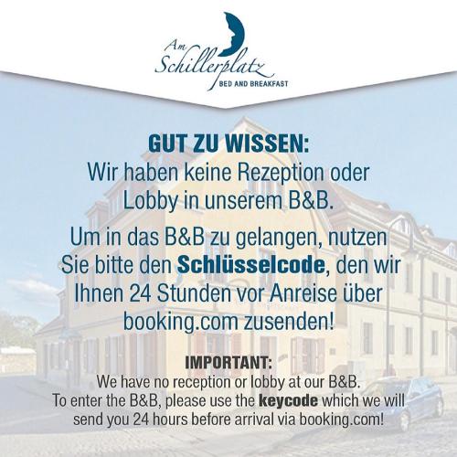 Bed and Breakfast am Schillerplatz