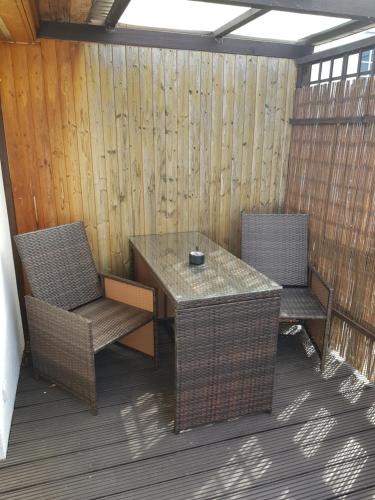 陽台/露台, Ferienwohnung 2 in Nähe der Ostsee (Ferienwohnung 2 in Nahe der Ostsee) in 格雷沃斯米倫