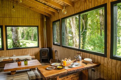Iekārtas, Cabañas Parque Michimahuida (Cabanas Parque Michimahuida) in Čaitena