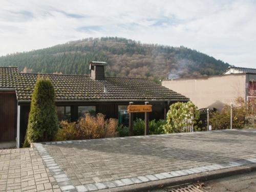 Exterior view, Stylish holiday home near Winterberg with private sauna house, terrace and garden in Hildfeld