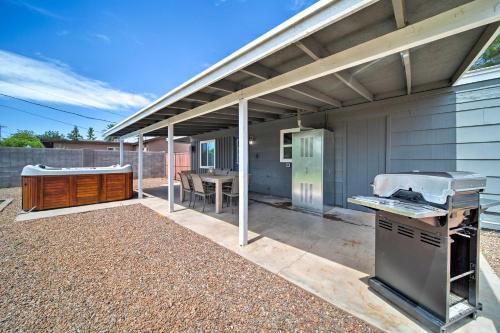 Chic Modern Home with Hot Tub about 1 Mi to Old Town