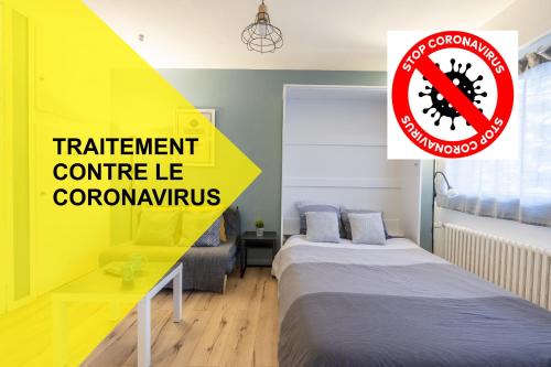 Cosy Studio 110 - Chambéry centre - Stationnement - Gare - Apartment - Chambéry