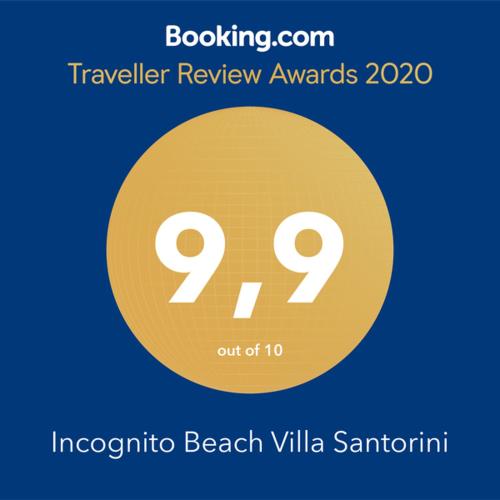 Incognito Beach Villa Santorini