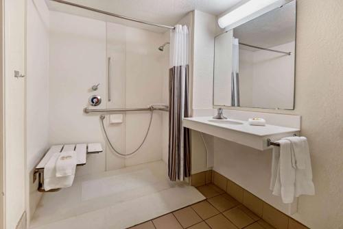 Deluxe King Room with Roll-In Shower - Mobility Accessible/Non-Smoking