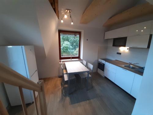 廚房, Ubytování Nad rybníkem Nová Říše - apartmán Východ (Ubytovani Nad rybnikem Nova Rise - apartman Vychod) in 琴德瑞楚夫赫拉德茨