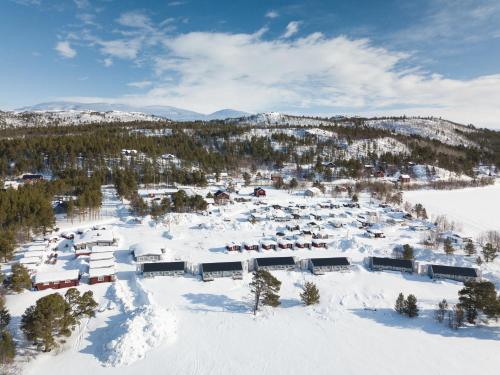 A szálláshely kívülről, Skoganvarre Villmark in Skoganvarre