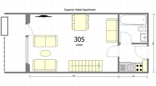 1 queen bed, 2 twin beds