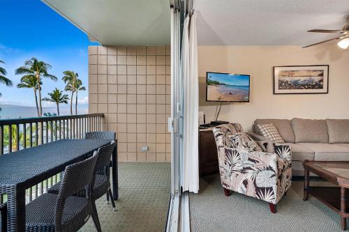 Mana Kai 410 - Ocean front at Keawakapu Beach, AC, Wailea (foto 5)