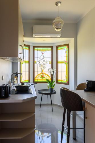 virtuve, Villa Filoxenia - by the sea - up to 12 guests in Kato Rodini (Akhaia)