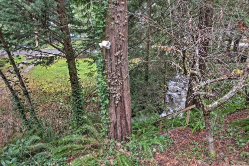 Quiet Hidden Creekside Home Steps to Sechelt Inlet