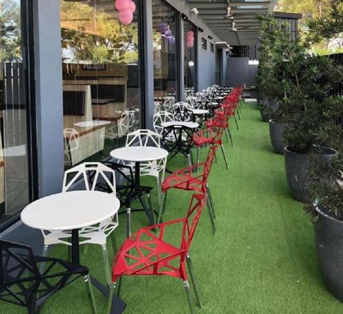 Restaurant, TSR Seafront Hotel near Teluk Kemang Beach