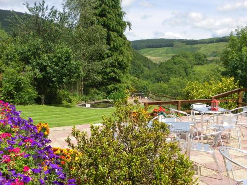 Balkon/terasa, Llanerchindda Farm Guest House in Cynghordy