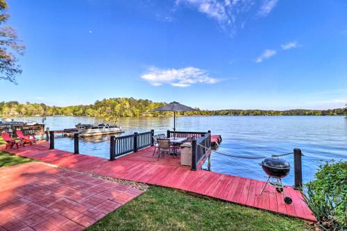 Waterfront A-Frame with Private Dock on Jackson Lake