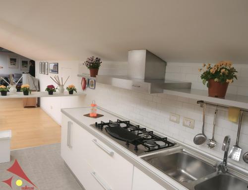 кухня, CASAVELLINO: il tuo spazio moderno in centro in Авелліно