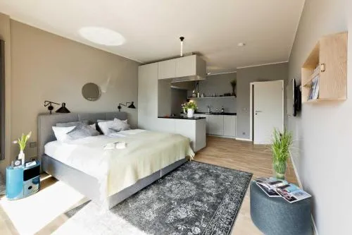 Design-Apartment an der Strandallee nur 50 Meter vom Strand in Scharbeutz, Deutschland