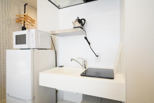 Kitchen, U-Hotel Takadanobaba in Nakano