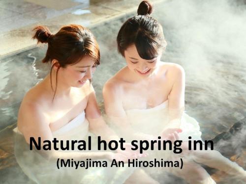 . Ryokan with natural hot springs and okonomiyaki Miyajima-an Hiroshima