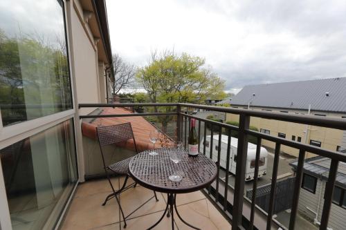 陽台/露台, 德拉戈汽車旅館 (De Lago Motel) in 梅裏韋爾