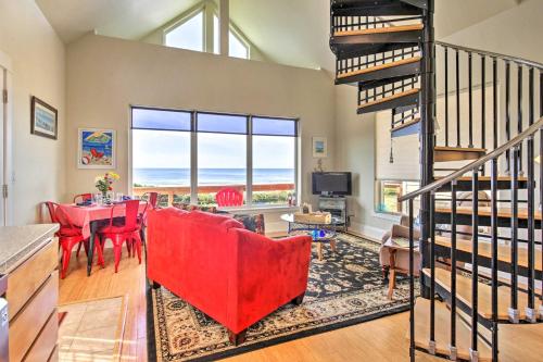 B&B Yachats - Oceanfront Cottage with Deck and Secluded Beach Access! - Bed and Breakfast Yachats