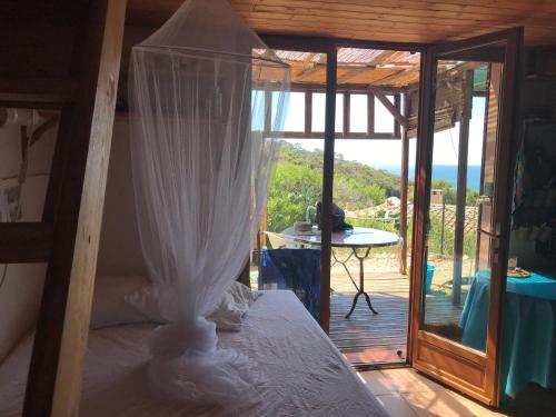 RC d'un Cabanon ecologique ile du levant Naturiste reservable du samedi au samedi in Port-Cros