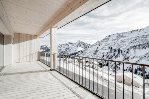 ระเบียง/ชานเรือน, Alpenstern Panoramalodge in ดามูลส์