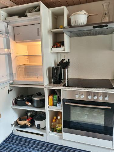 廚房, Apartment Lilalama in 格林德瓦郊區