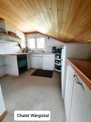 Cocina, Chalet Wargistal in Grindelwald Suburbs