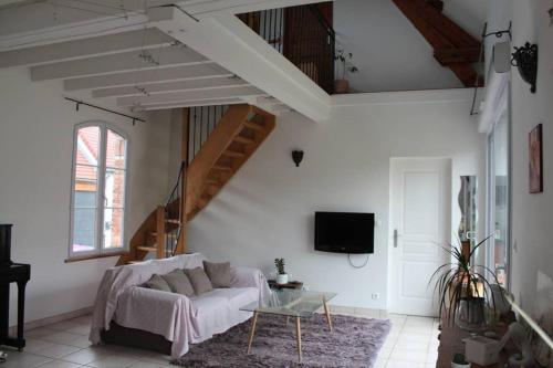 Jolie maison avec jardin - Chambre 2 ou 3 personnes gîte à louer Sailly-Laurette