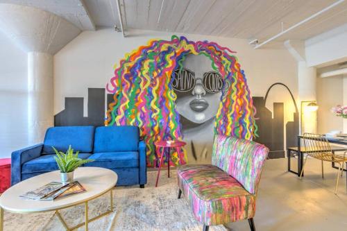 Vogue loft walk to CityMu/Cards/Aquarium/ConvCtr in Saint Louis, USA