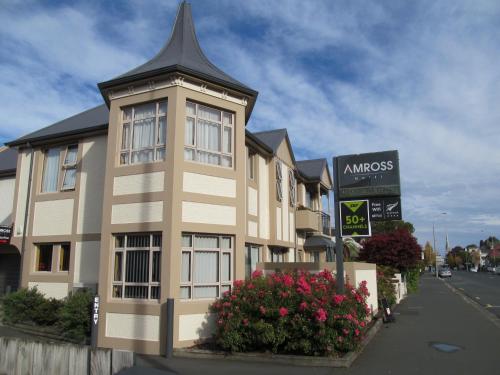Entrance, Amross Motel in North Dunedin