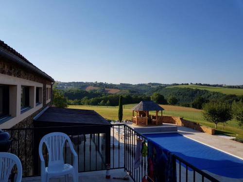 Kilátás, Le Puech de Nalbe in Villefranche-d'Albigeois