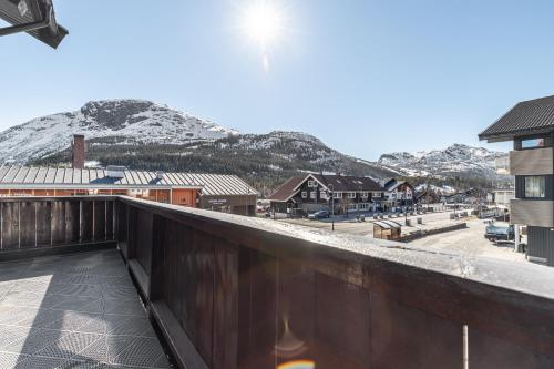 Erkély/terasz, Skiers Lodge 2 - Saga Apartments in Hemsedal