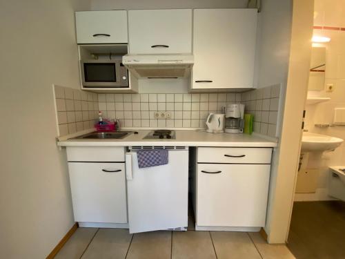 Kitchen, Apartmenthaus Home24 in Sonnenberg