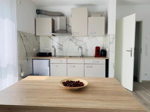 廚房, IG-Apartments in 美因河畔哈特爾斯海姆
