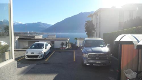 Seesicht Minusio Tessin nahe Locarno Tenero Wintergarten