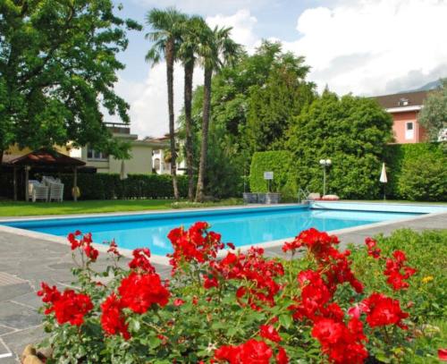 Ferienwohnung mit Garten und Pool in Ascona in Ascona, Schweiz