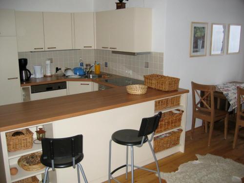 廚房, Ferienwohnung Maria im Landhaus Christina in 阿爾卑巴赫