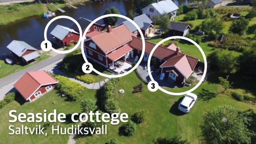 Seaside Cottage House nr 1, Saltvik Hudiksvall in Худиксвал