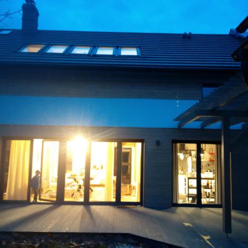 Viesnīcas āriene, Wiselka Holiday House-1,2km to the beach; 5 bedrooms, 3 bahrooms; fire place. Private sauna! in Wiselka