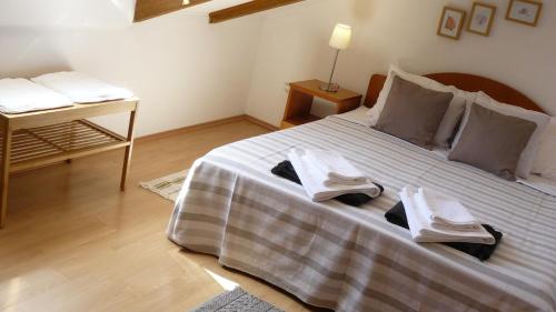 One-Bedroom Apartment with Balcony and Garden View - Attic room in Eco Apartments Kate