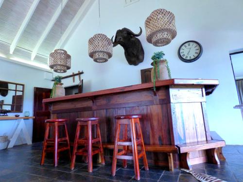 Bar/lounge, African Safari Lodge in Thomas Baines Nature Reserve