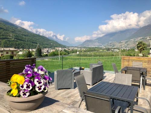 Balkons/terase, B&B Valtellina Mon Amour in Piateda