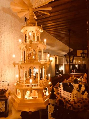 Étterem, Pension Haus Fürstenberg (Pension Haus Furstenberg) in Grunhain-Beierfeld