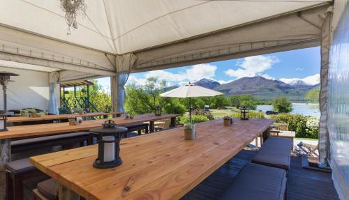 Étterem, Kinloch Wilderness Retreat in Kinloch (Southland)