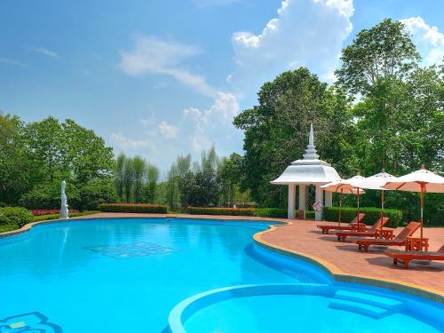 Swimming pool, MonPanaNont Wellness Resort & Spa near Kanta Elephant Sanctuary