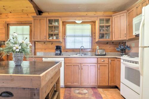 Rustic Carmine Log Cabin with Covered Porch on Farm! - image 14