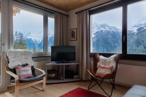 Panorama at Haus Waldheim Nr. 11, Grächen (Foto 7)